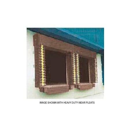 Chalfant Sewing Fabricators, Inc. Chalfant Brown Dock Door Seal Model 131 Heavy Duty 40 Ounce 8'W x 10'H 131-8X10BROWN